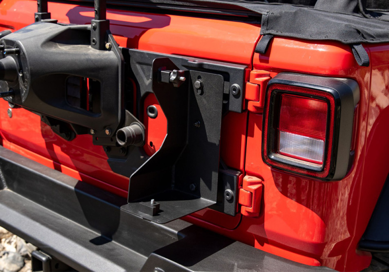 Jeep Wrangler Offroad Jack Mount - Rampage - Black - `07-`19 Jeep Wrangler Offroad Jack Mount - Rampage - Black - `07-`19