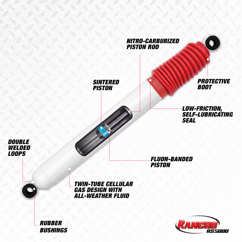 Ram 2500 Steering Stabilizer - Front - Rancho - RS5000 - `11-`13