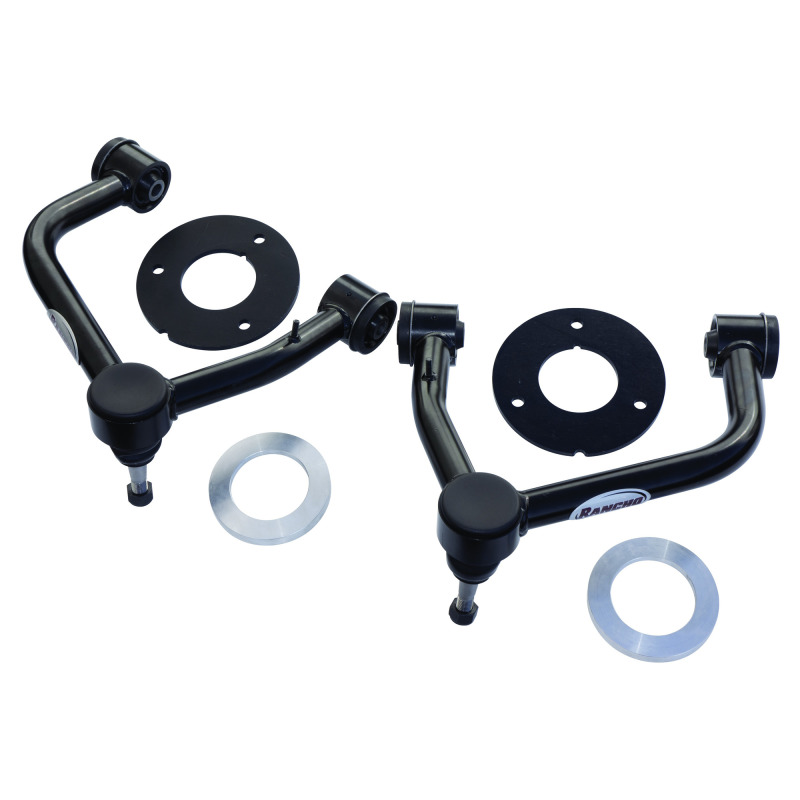 GMC Sierra 1500 Suspension Control Arm Kit - Front - Rancho - Performance Upper - Black - `19-`22 GMC Sierra 1500 Suspension Control Arm Kit - Front - Rancho - Performance Upper - Black - `19-`22