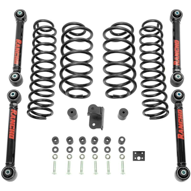 Jeep Wrangler TJ Suspension Lift Kit - Front + Rear - Rancho - RS6503B - `97-`06 Jeep Wrangler TJ Suspension Lift Kit - Front + Rear - Rancho - RS6503B - `97-`06