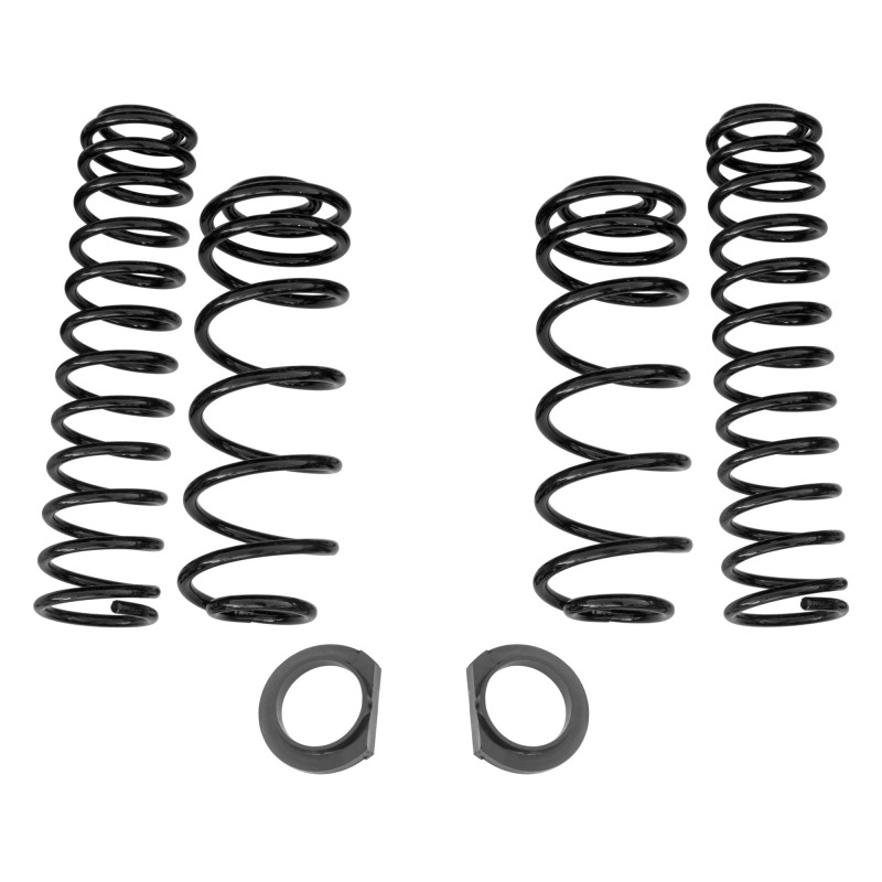 Jeep Wrangler JL Unlimited Suspension Lift Kit - Front + Rear - Rancho - 4.5-in. Short Arm with Progressive Rate Coil Springs - `18-`20 Jeep Wrangler JL Unlimited Suspension Lift Kit - Front + Rear - Rancho - 4.5-in. Short Arm with Progressive Rate Coil Springs - `18-`20