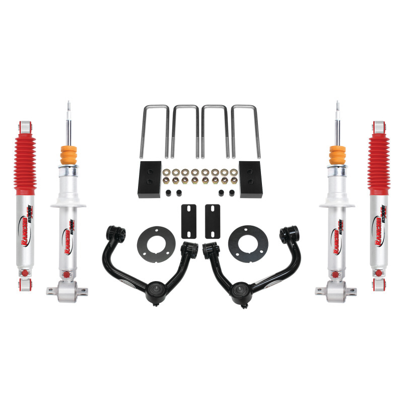 Ford F-150 Suspension Lift Kit - Rancho - 3-in. Suspension System + Rancho RS9000®XL Shocks and Struts - `14-`20