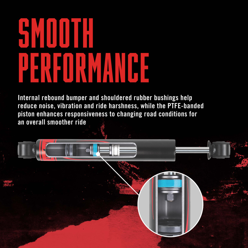 GMC Canyon Shocks - Rancho - RS7MT Monotube - Black satin - `15-`22