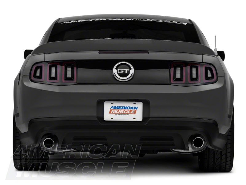 Ford Mustang Tail Light Conversion Trim - Rear - Raxiom - Gloss Black - `10-`12