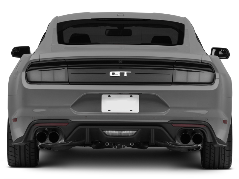 Ford Mustang LED Taillights - Rear - Raxiom - Profile - Gloss Black Housing, Smoked Lens - `15-`22