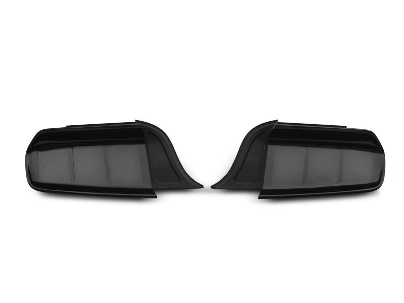 Ford Mustang LED Taillights - Rear - Raxiom - Profile - Gloss Black Housing, Smoked Lens - `15-`22