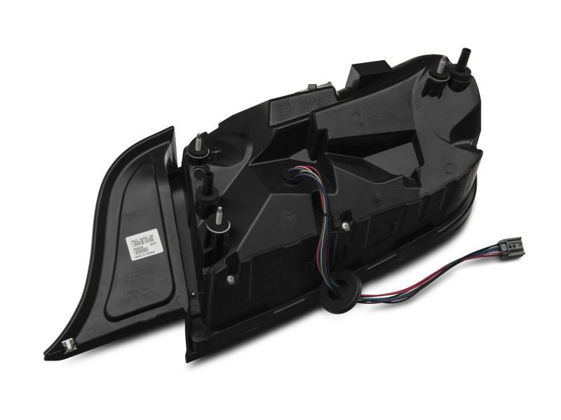 Ford Mustang LED Taillights - Rear - Raxiom - Profile - Gloss Black Housing, Smoked Lens - `15-`22