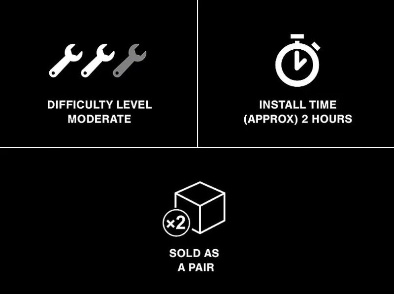 Ford Mustang LED Taillights - Rear - Raxiom - Profile - Gloss Black Housing, Smoked Lens - `15-`22