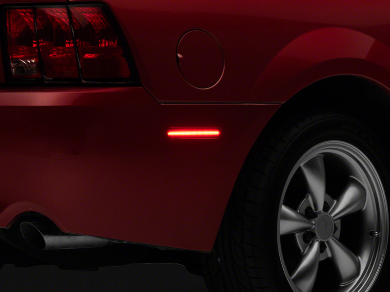 Ford Mustang Side Markers - Rear - Raxiom - Axial Series LED - Smoked - `99-`04 Ford Mustang Side Markers - Rear - Raxiom - Axial Series LED - Smoked - `99-`04