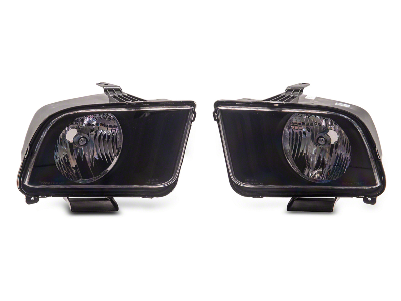Ford Mustang Headlights - Raxiom - Axial Series OEM Style - Chrome - `05-`09