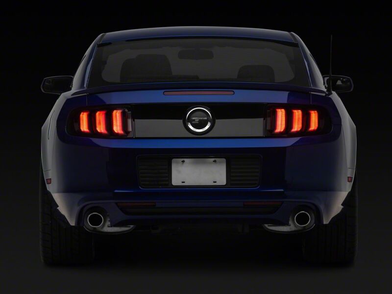 Ford Mustang LED Taillights - Rear - Raxiom - CXR Series - Black - `13-`14