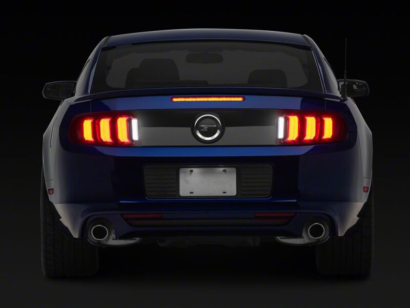 Ford Mustang LED Taillights - Rear - Raxiom - CXR Series - Black - `13-`14