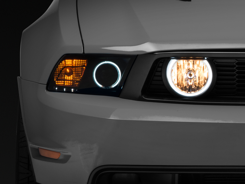 Ford Mustang Fog Lights - Raxiom - LED Halo - Chrome - `05-`12