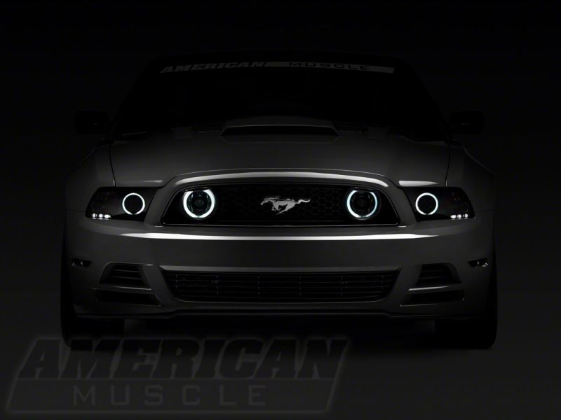 Ford Mustang Fog Lights - Raxiom - CCFL Halo - Chrome - `13-`14
