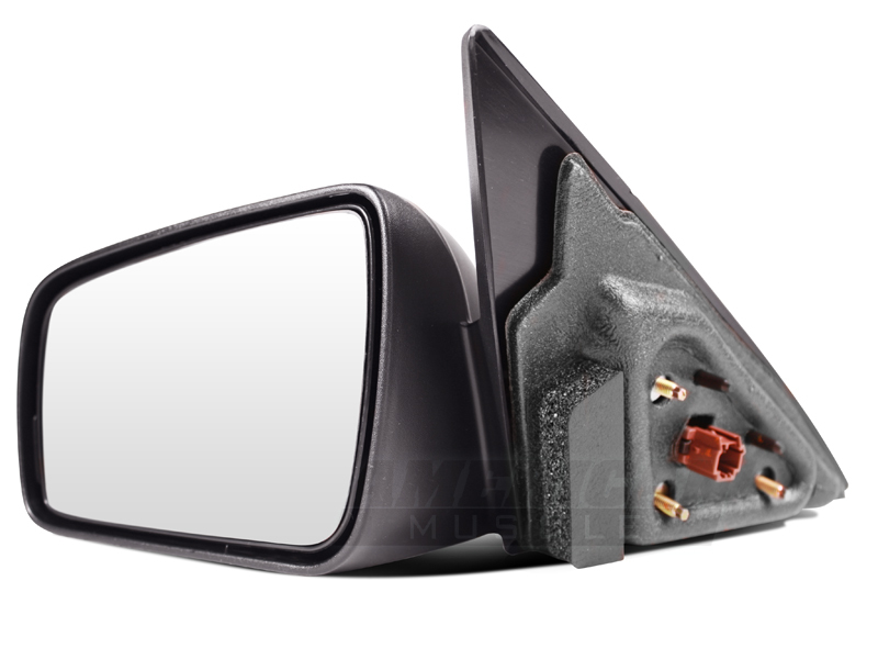 Ford Mustang Side View Mirrors - Driver and Passenger Side - Raxiom - Directional with Turn Signals - Textured Black - `05-`09