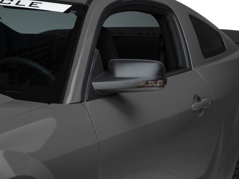 Ford Mustang Side View Mirrors - Driver and Passenger Side - Raxiom - Directional with Turn Signals - Textured Black - `05-`09
