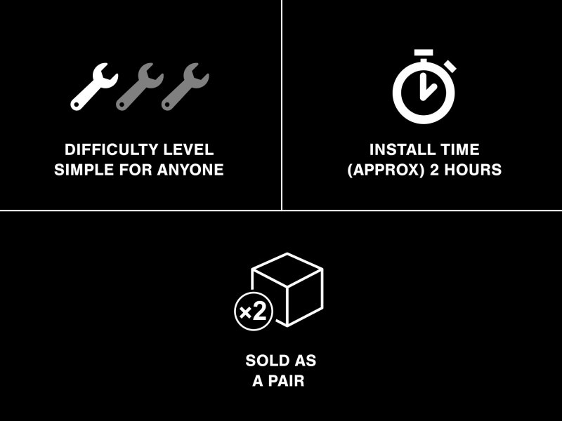 Ford Mustang Side View Mirrors - Driver and Passenger Side - Raxiom - Directional with Turn Signals - Textured Black - `05-`09