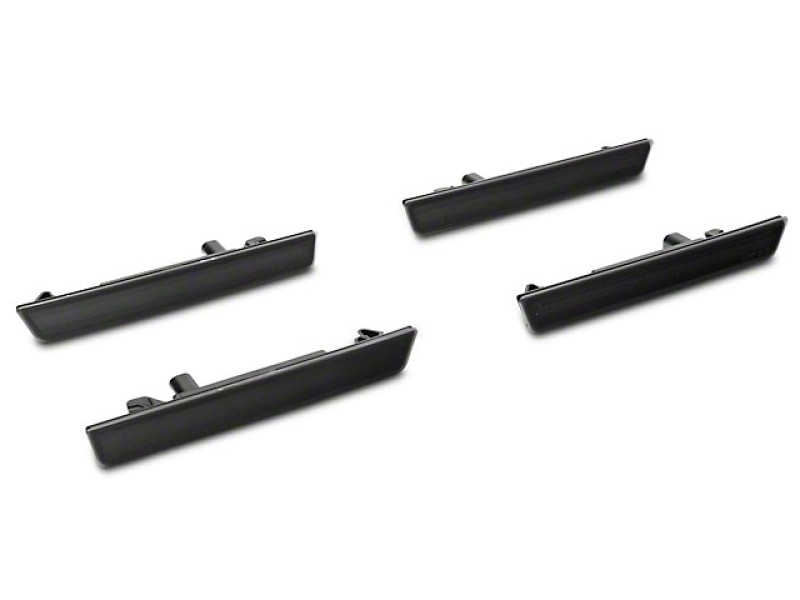 Dodge Challenger Side Marker Lights - Front + Rear - Raxiom - Axial Series LED - Smoked - `15-`23