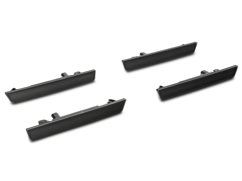 Dodge Challenger Side Marker Lights - Front + Rear - Raxiom - Axial Series LED - Smoked - `15-`23