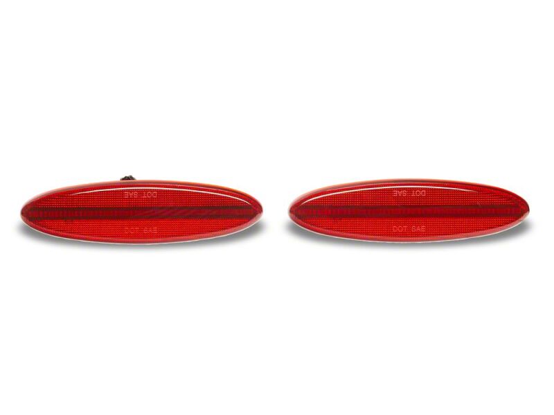 Chevrolet Corvette C5 Side Markers - Rear - Raxiom - Axial Series LED - Red - `97-`04