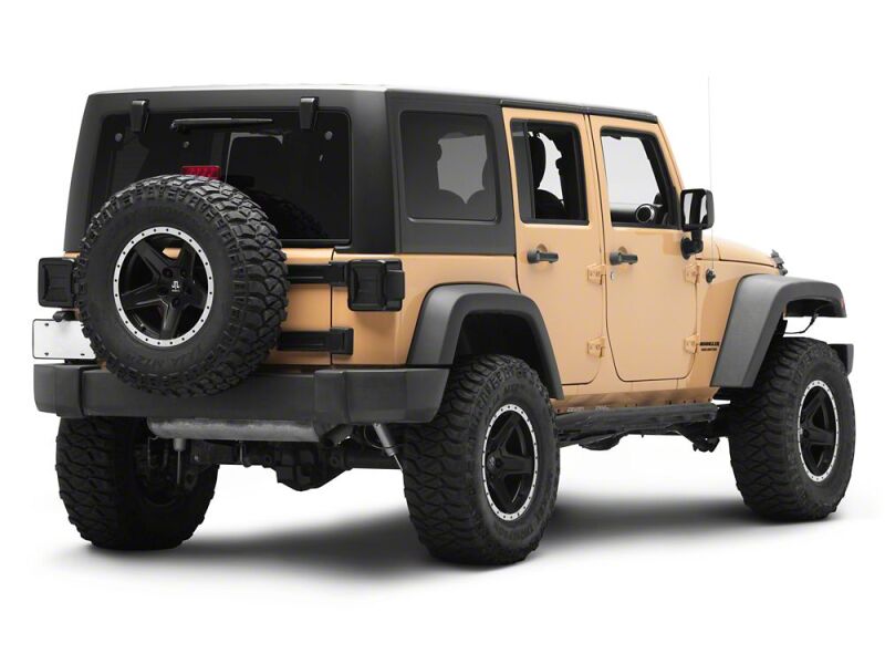 Jeep Wrangler JK LED Taillights - Raxiom - Axial Series JL Style - Smoked - `07-`18