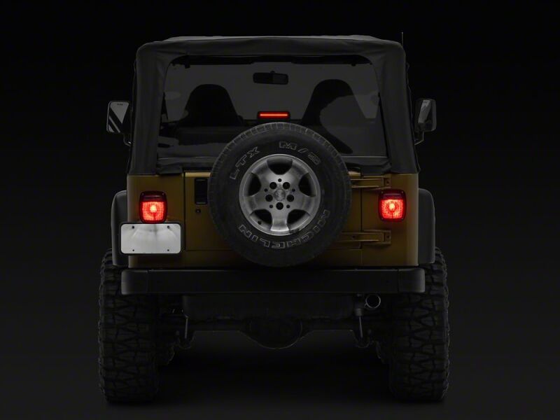 Jeep Wrangler TJ Brake Light - Raxiom - LED Third - Smoked - `97-`06