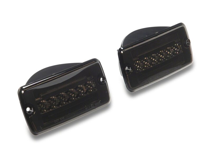 Jeep Wrangler LED Sequential Cornering Lights - Raxiom - Axial Series - Smoked - `97-`06