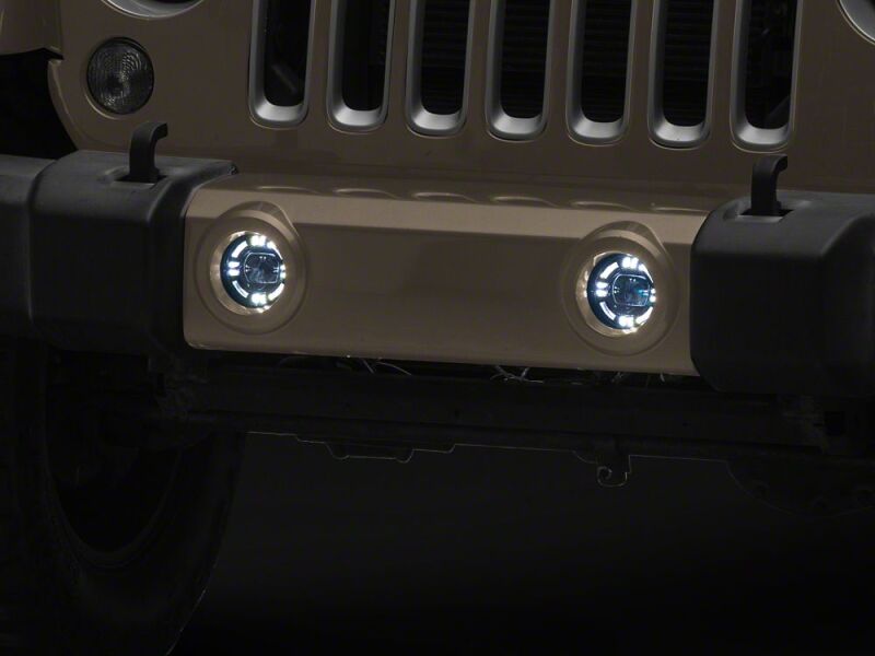 Jeep Wrangler JK Fog Lights - Raxiom - V2 LED with Amber Turn Signals - `07-`18