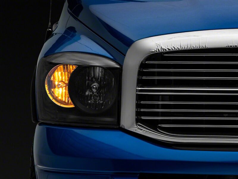 Dodge RAM 1500 LED Headlights - Raxiom - Axial Series Euro - Black - `06-`08