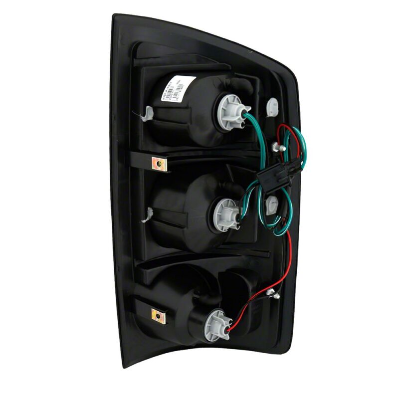 Dodge RAM 1500 LED Taillights - Raxiom - Axial Series - Black Housing- Red/Clear Lens - `02-`05