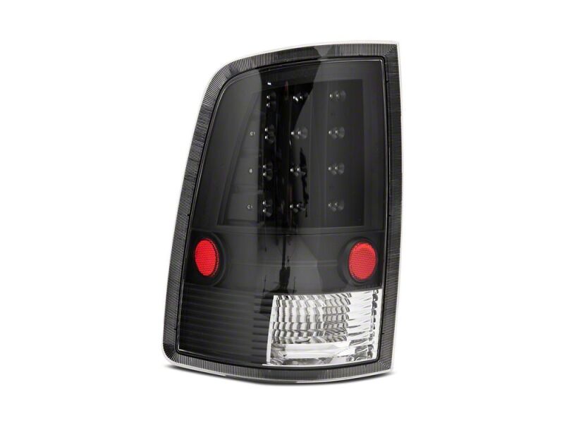 Dodge RAM 1500 LED Taillights - Raxiom - Clear Lens - Black - `09-`18