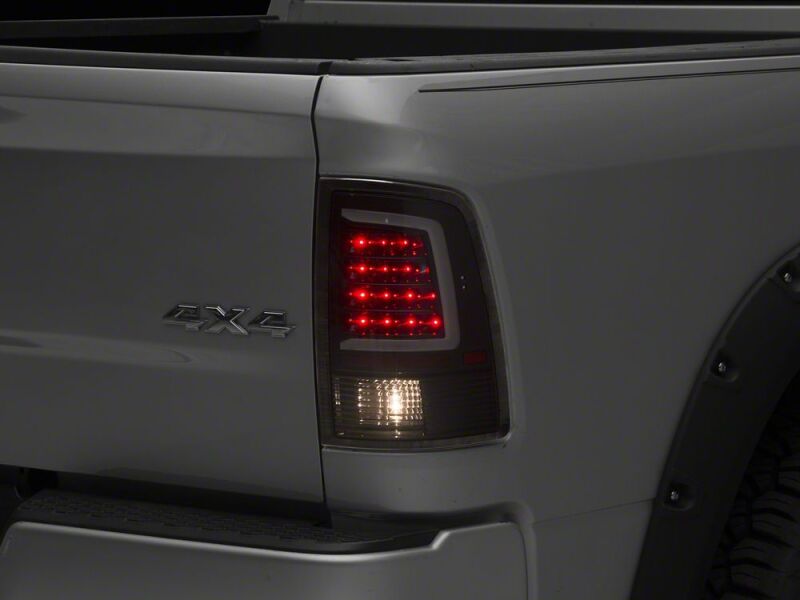 Dodge RAM 1500 LED Taillights - Raxiom - Axial Series - Black Housing, Clear Lens - `09-`18