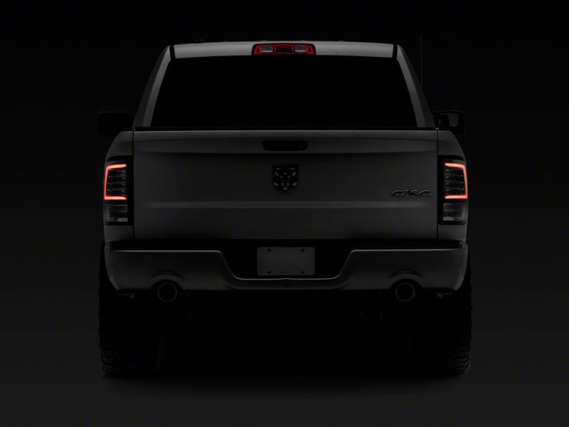 Dodge RAM 1500 LED Taillights - Rear - Raxiom - Axial Series - Chrome Housing - Clear Lens - `09-`18