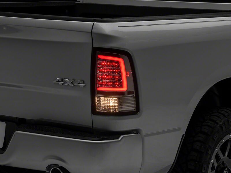 Dodge RAM 1500 LED Taillights - Rear - Raxiom - Axial Series - Chrome Housing - Clear Lens - `09-`18