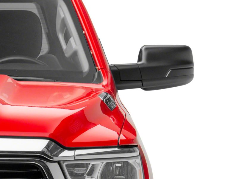 Dodge RAM 2500 Side Mirror LED Turn Signals - Raxiom - Axial Series Sequential LED - Smoked - `02-`10
