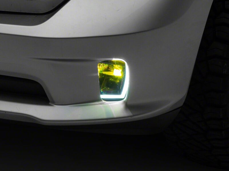 Dodge RAM 1500 Fog Lights - Raxiom - Switchback LED with LED DRL - White and Yellow - `13-`18