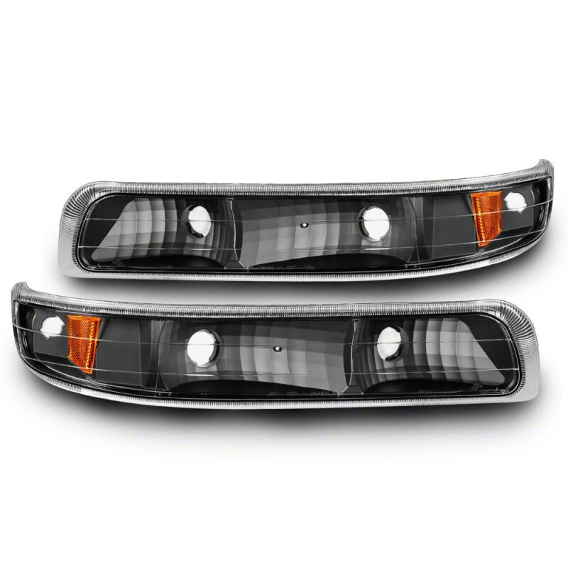 Chevrolet Silverado 1500 Turn Signal and Parking Lights - Raxiom - Axial Series Euro - Black - `99-`01