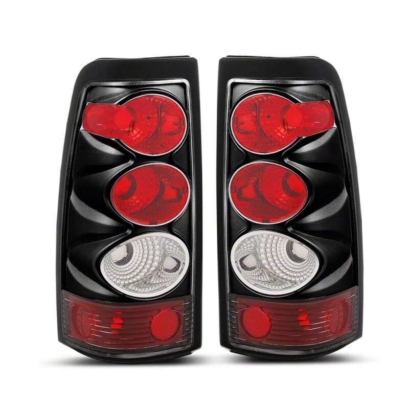 Chevrolet Silverado 1500 Fleetside LED Taillights - Raxiom - Axial Series - Black - `03-`06