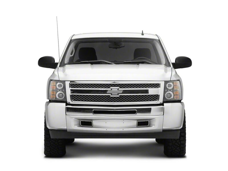 Chevrolet Silverado 1500 LED Headlights - Raxiom - Halo Projector - Black - `07-`13