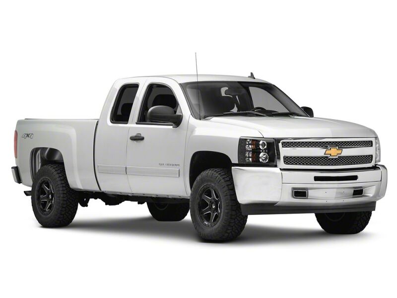Chevrolet Silverado 1500 LED Headlights - Raxiom - Halo Projector - Black - `07-`13