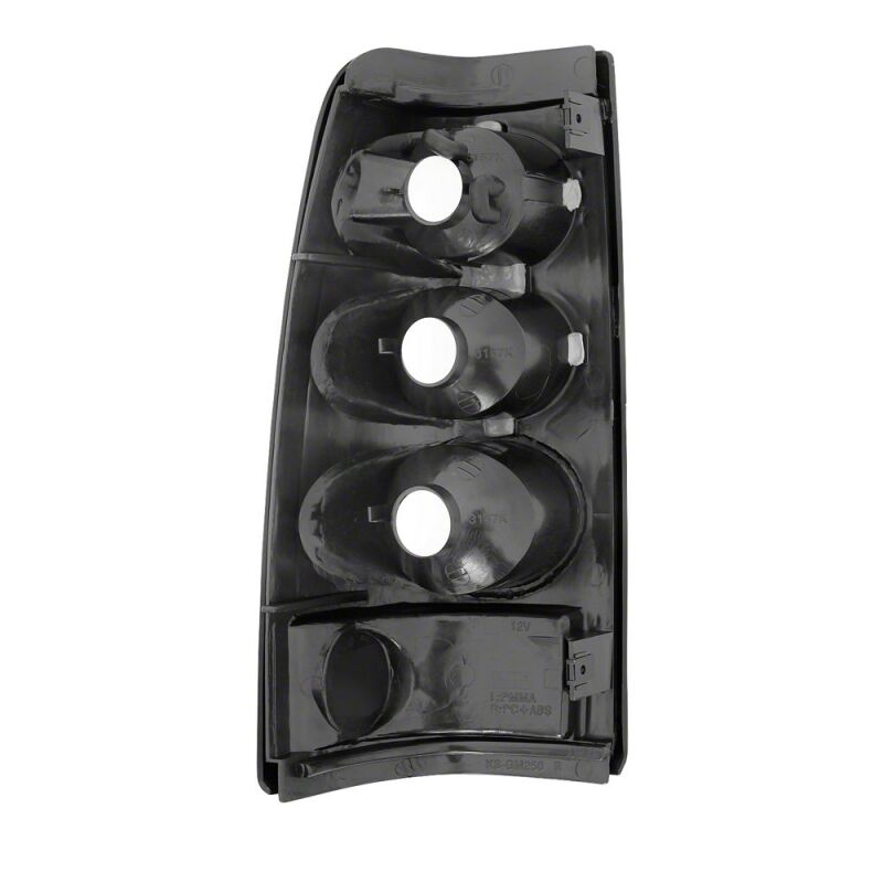 Chevrolet Silverado 1500 Fleetside LED Taillights - Raxiom - Axial Series - Black - Smoked Lens - `99-`02