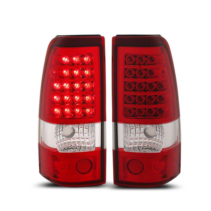 Chevrolet Silverado 1500 LED Taillights - Raxiom - Chrome - `03-`06