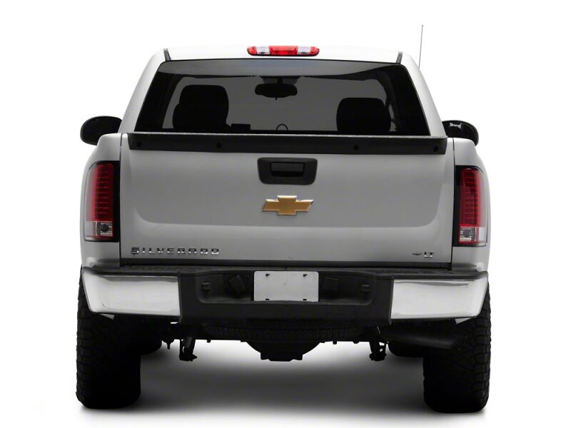 Chevrolet Silverado 1500 LED Taillights - Raxiom - Chrome Housing - Red/Clear - `07-`13