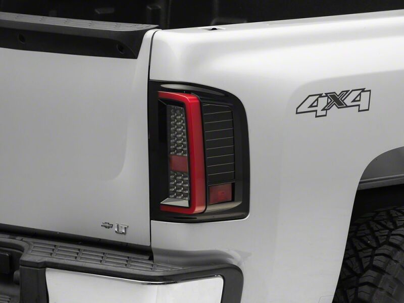 Chevrolet Silverado 1500 LED Taillights - Raxiom - G2 - Black Housing- Smoked Lens - `07-`13