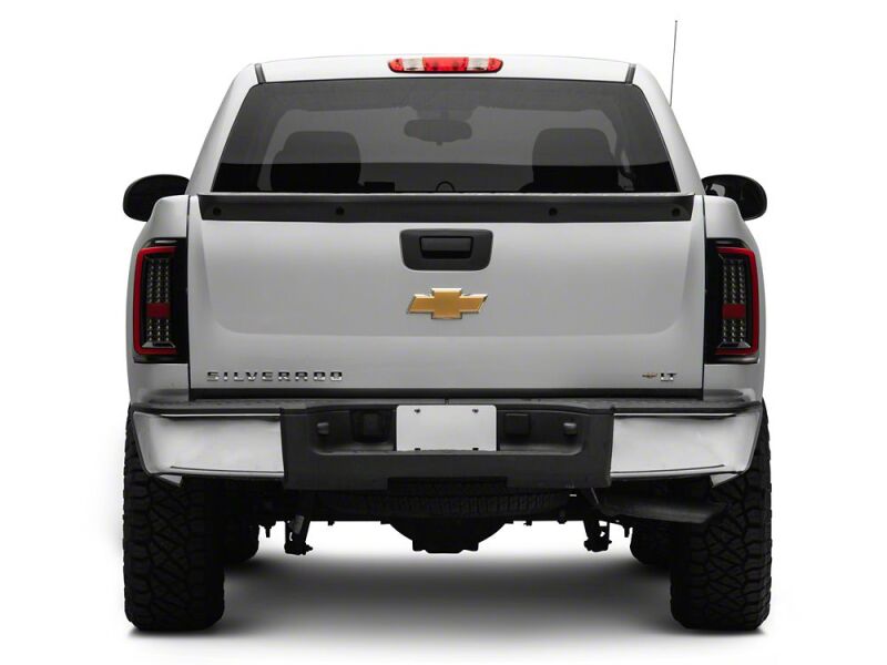 Chevrolet Silverado 1500 LED Taillights - Raxiom - G2 - Black Housing- Smoked Lens - `07-`13