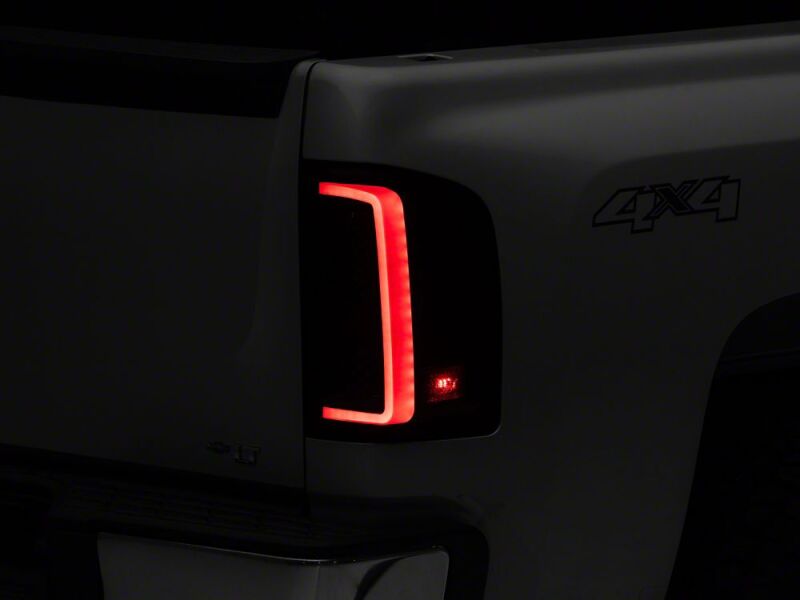 Chevrolet Silverado 1500 LED Taillights - Raxiom - G2 - Black Housing- Smoked Lens - `07-`13