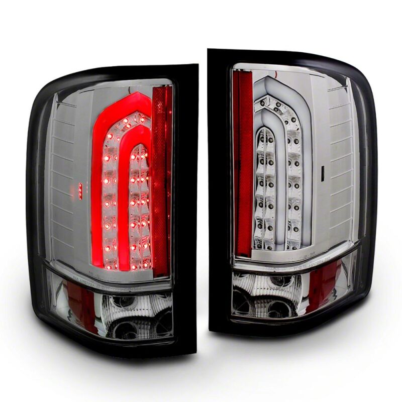 Chevrolet Silverado 1500 LED Taillights - Raxiom - G2 - Smoked Lens - `07-`13