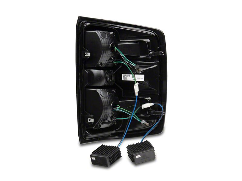 Chevrolet Silverado 1500 LED Taillights - Raxiom - SeqTurn Signals - Chrome - Smoked Lens - `14-`18