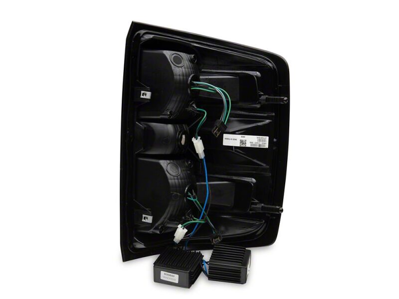 Chevrolet Silverado 1500 LED Taillights - Raxiom - Seq Turn Signals, Clear Lens - Chrome - `14-`18