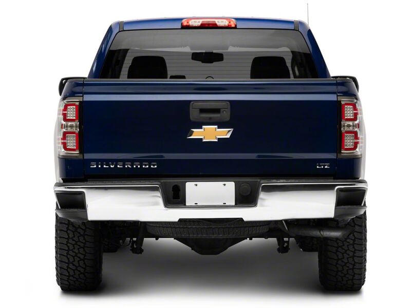 Chevrolet Silverado 1500 LED Taillights - Raxiom - Seq Turn Signals, Clear Lens - Chrome - `14-`18